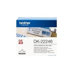 BROTHER DK22246 Brother etykiety Length free Paper 103mm x 30.48m
