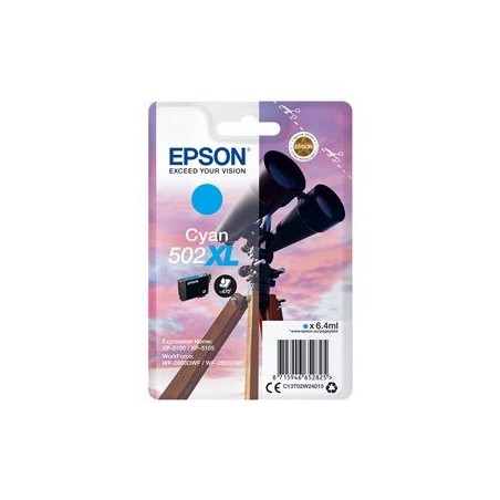EPSON C13T02W24010 Tusz Epson Cyan 6,4 ml XP-5100 EPSON C13T02W24010 Tusz Epson Cyan 6,4 ml XP-5100