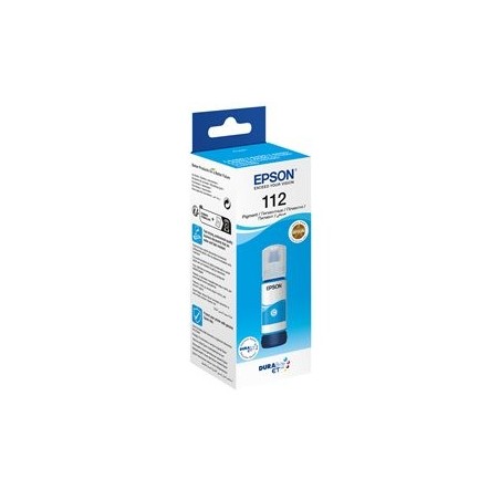 EPSON 112 EcoTank Pigment Cyan ink bottle