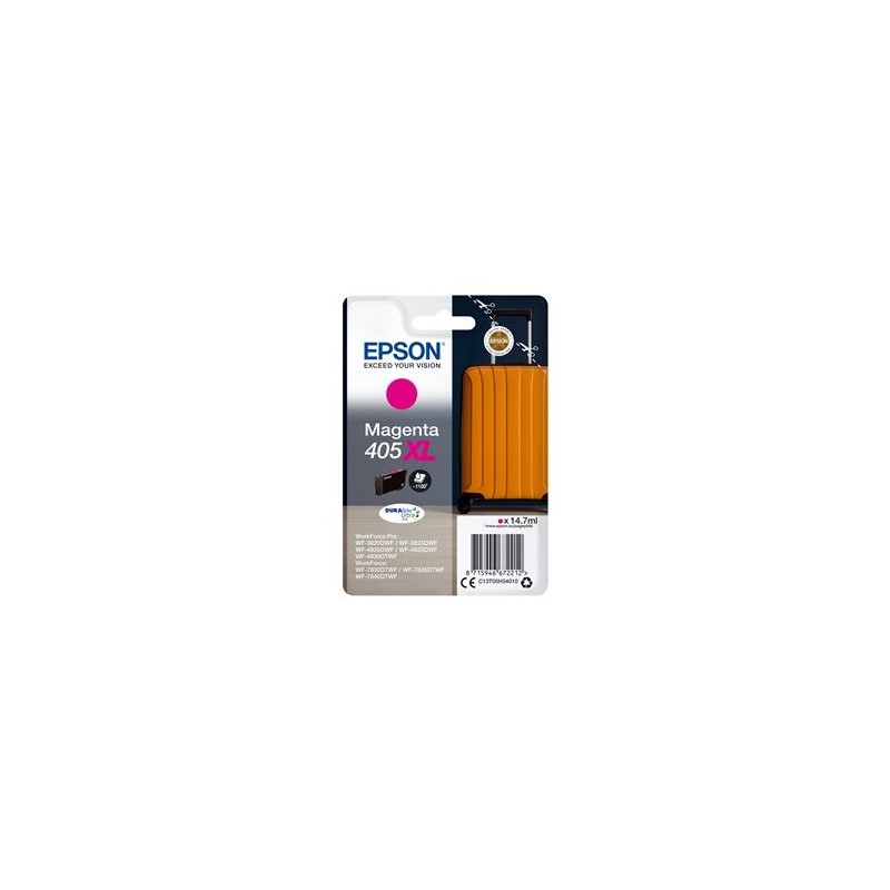 EPSON Singlepack Magenta 405XL DURABrite Ultra Ink