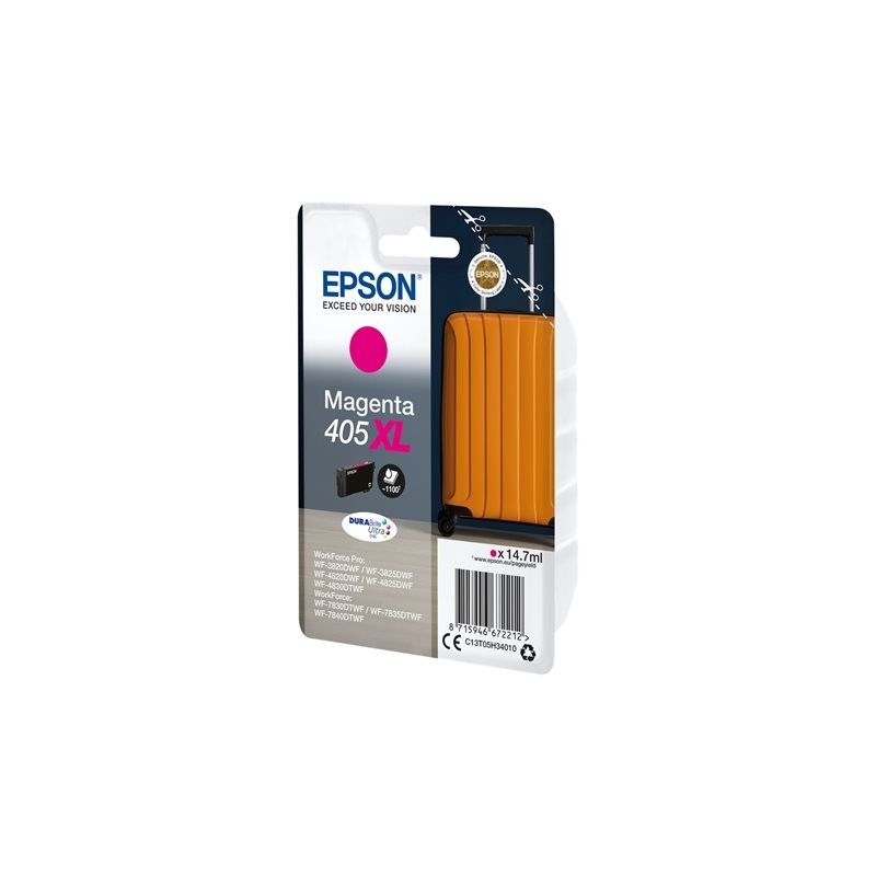 EPSON Singlepack Magenta 405XL DURABrite Ultra Ink