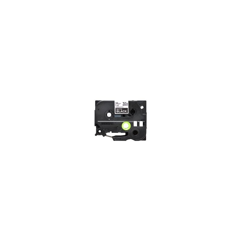 BROTHER TZeM365 tape white on blank black surface 36mm