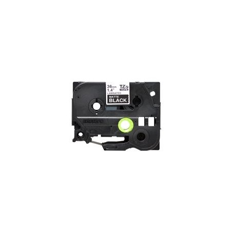 BROTHER TZeM365 tape white on blank black surface 36mm