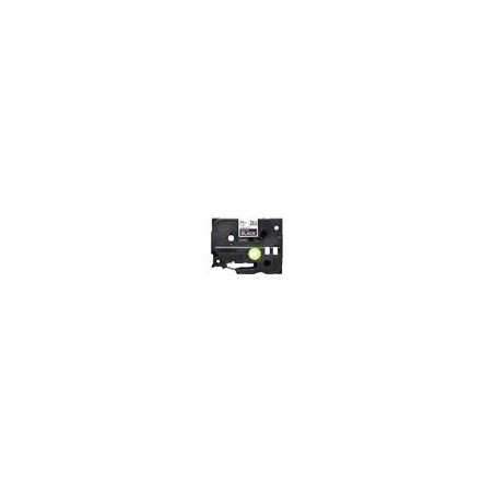 BROTHER TZeM365 tape white on blank black surface 36mm