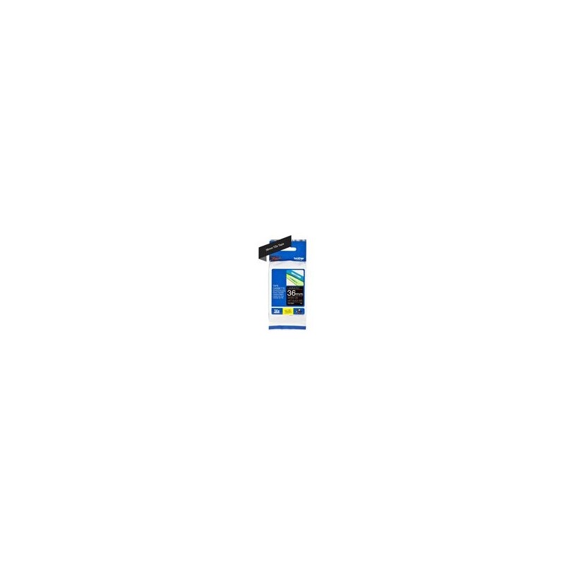 BROTHER TZeM365 tape white on blank black surface 36mm