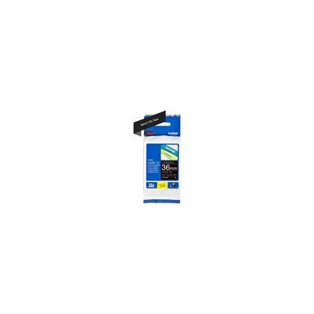 BROTHER TZeM365 tape white on blank black surface 36mm