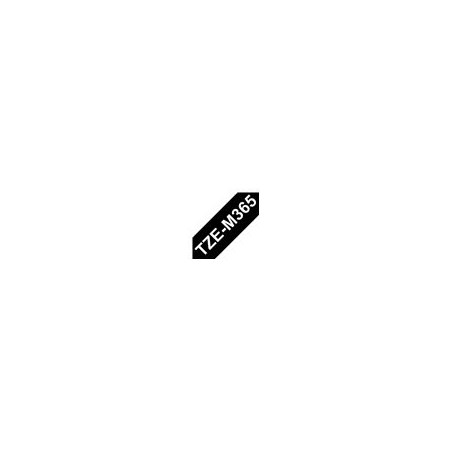 BROTHER TZeM365 tape white on blank black surface 36mm