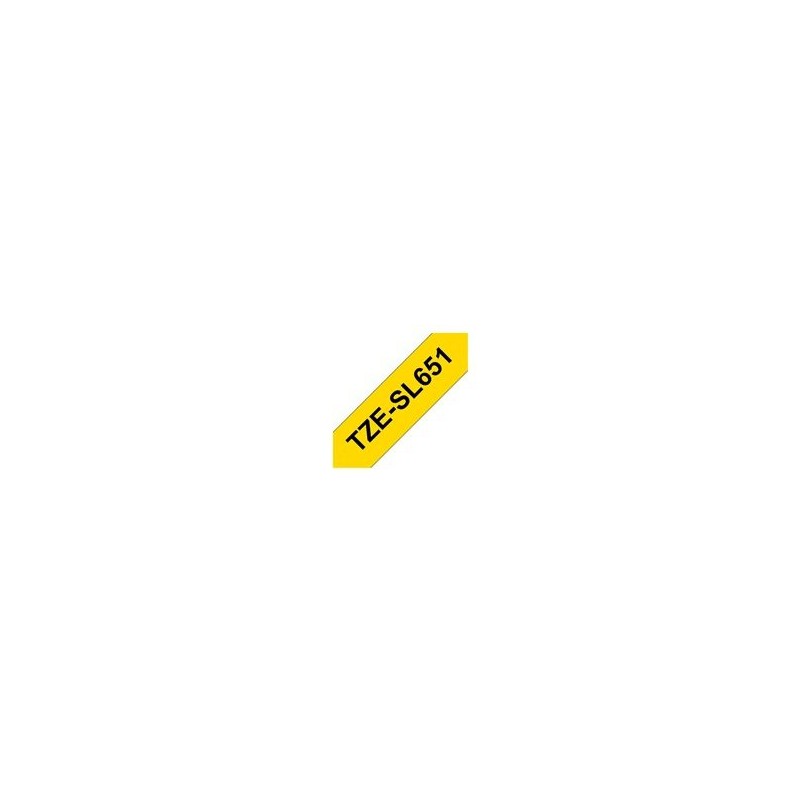BROTHER TZeSL651 tape Black on Yellow 24mm