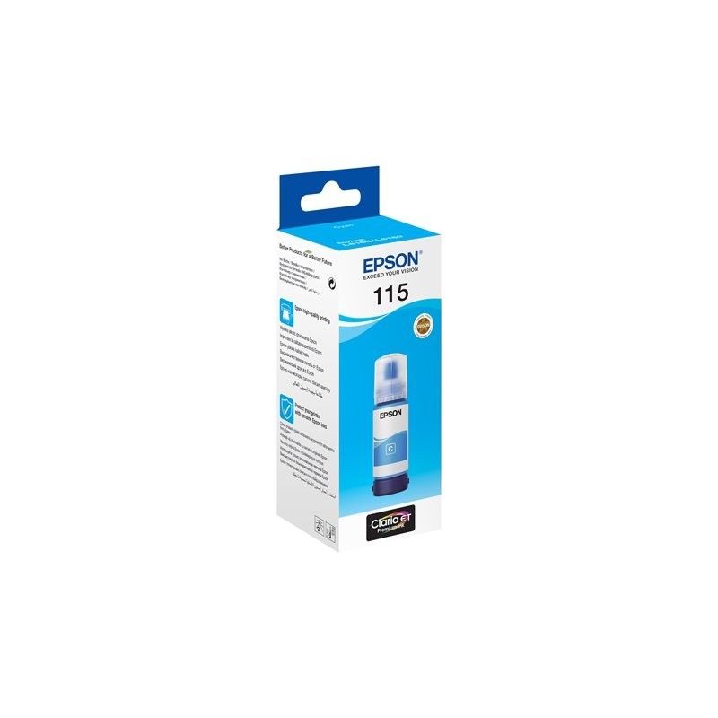 EPSON 115 EcoTank Cyan ink bottle