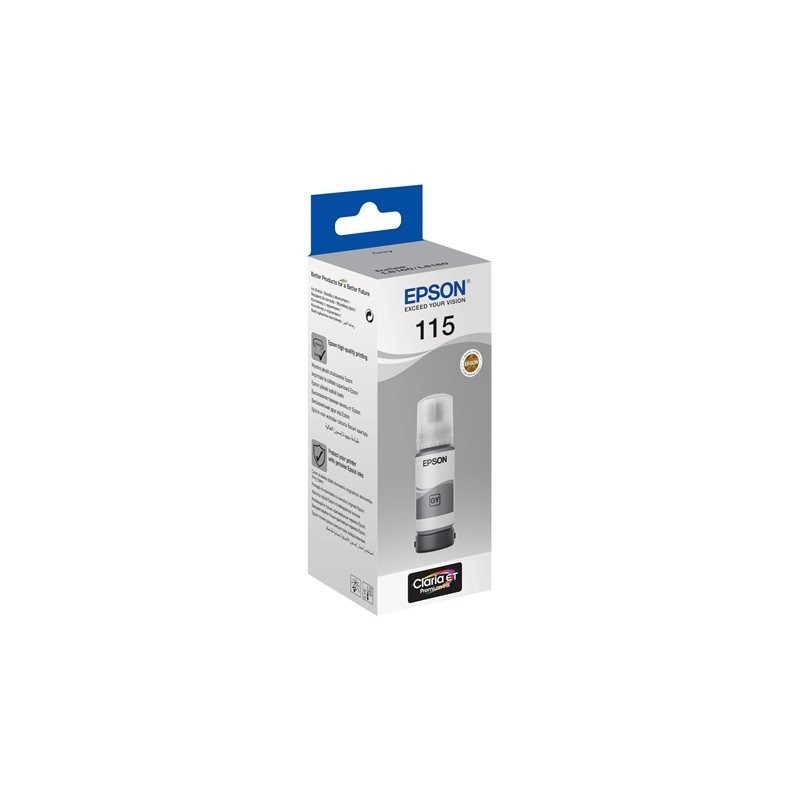 EPSON 115 EcoTank Grey ink bottle