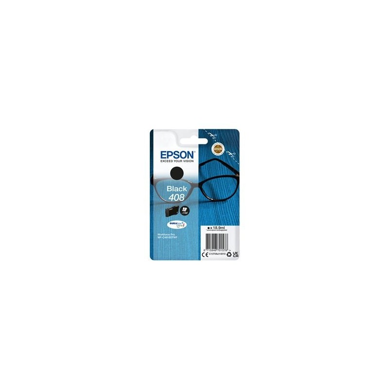 EPSON Singlepack Black 408 DURABrite Ultra Ink