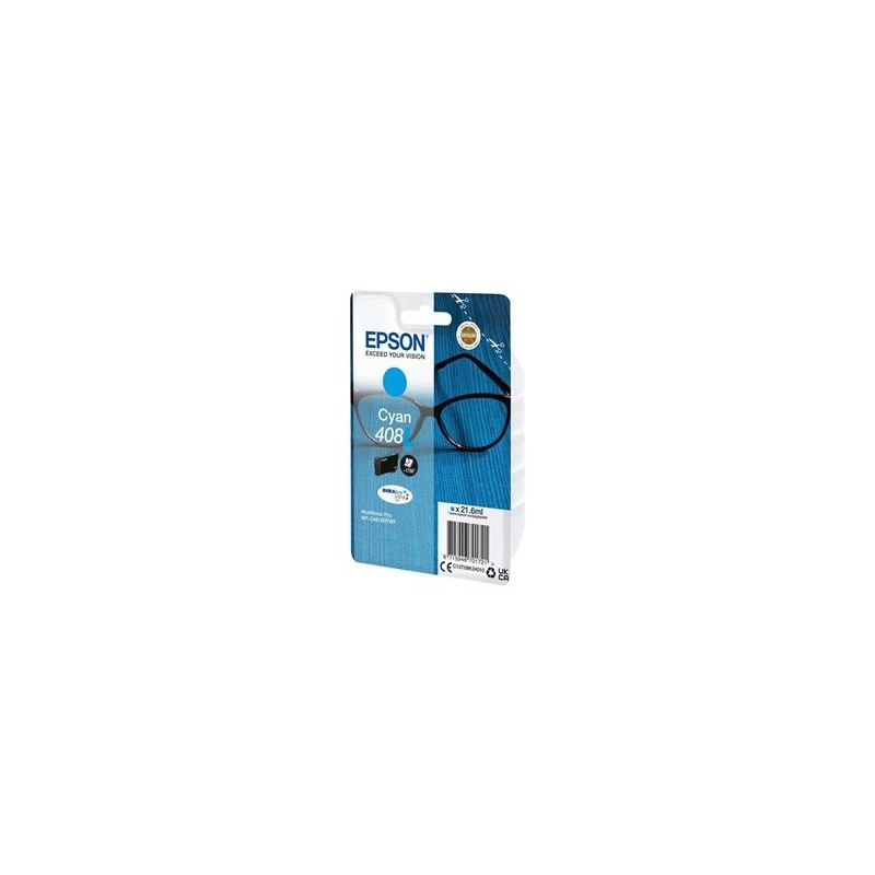 EPSON Singlepack Cyan 408L DURABrite Ultra Ink