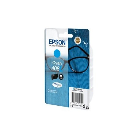 EPSON Singlepack Cyan 408L DURABrite Ultra Ink