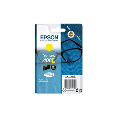 EPSON Singlepack Yellow 408L DURABrite Ultra Ink