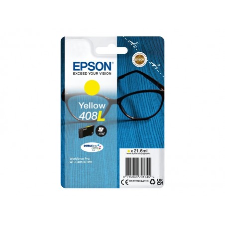 EPSON Singlepack Yellow 408L DURABrite Ultra Ink