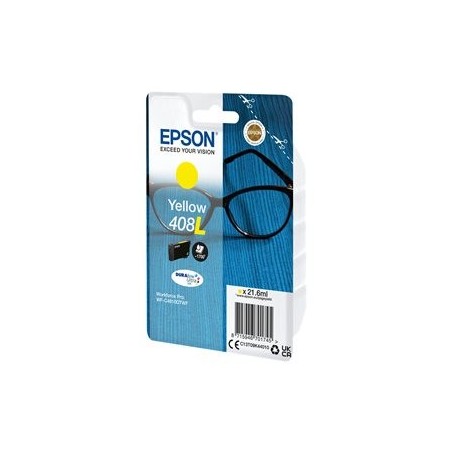 EPSON Singlepack Yellow 408L DURABrite Ultra Ink