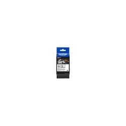 BROTHER Heat Shrink Tube Black on White 11.2mm