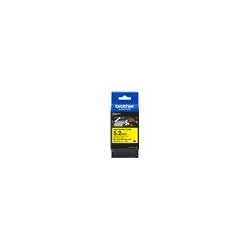 BROTHER Heat Shrink Tube Black on Yellow 5.2mm