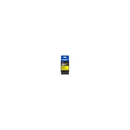 BROTHER Heat Shrink Tube Black on Yellow 5.2mm