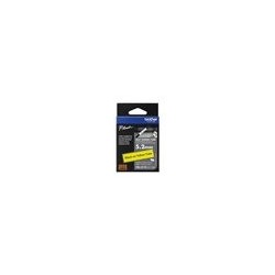 BROTHER Heat Shrink Tube Black on Yellow 5.2mm