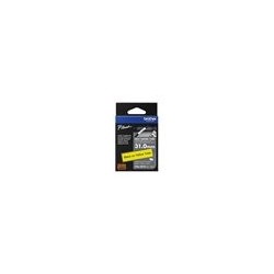BROTHER HSe-661E Heat Shrink Tube Black on Yellow 31.0mm