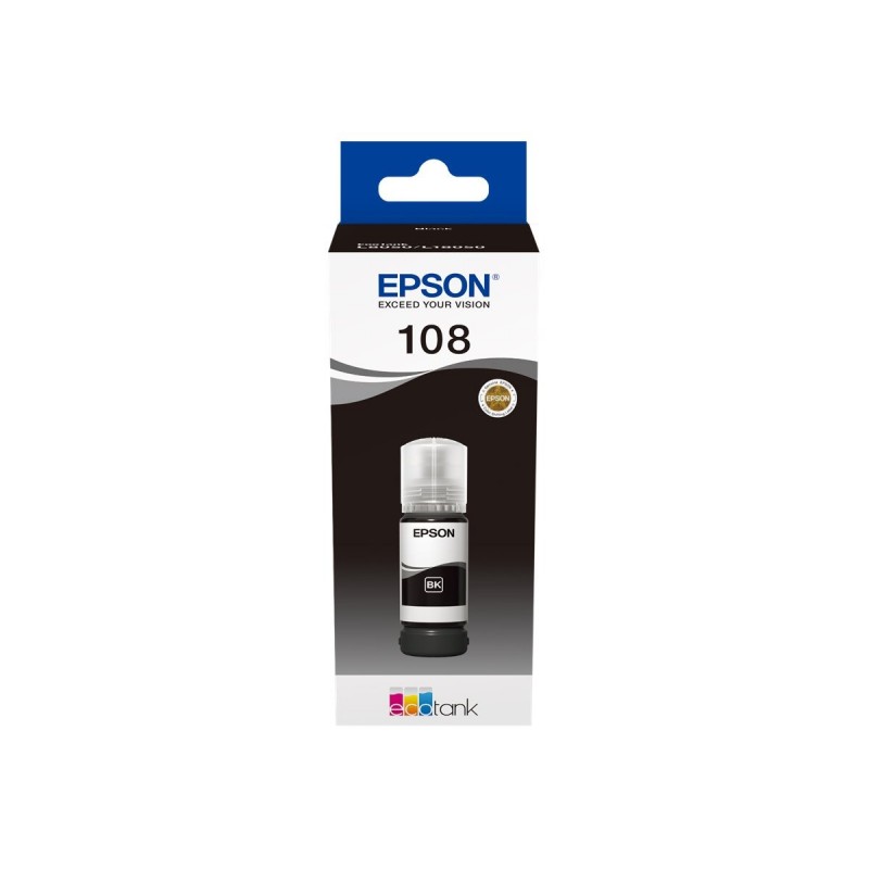 EPSON 108 EcoTank Black Ink Bottle
