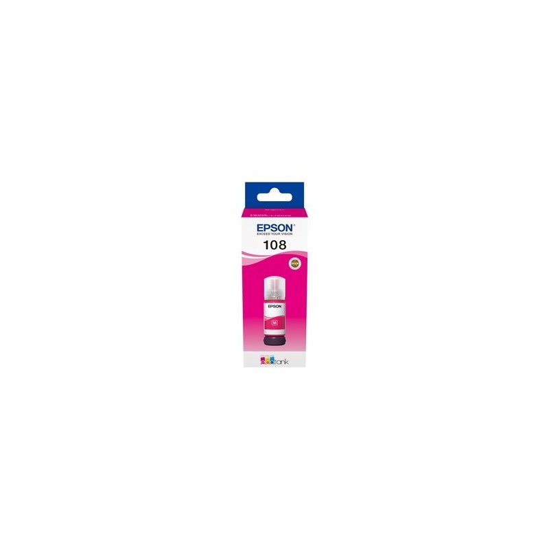 EPSON 108 EcoTank Magenta Ink Bottle