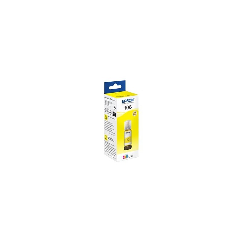 EPSON 108 EcoTank Yellow Ink Bottle