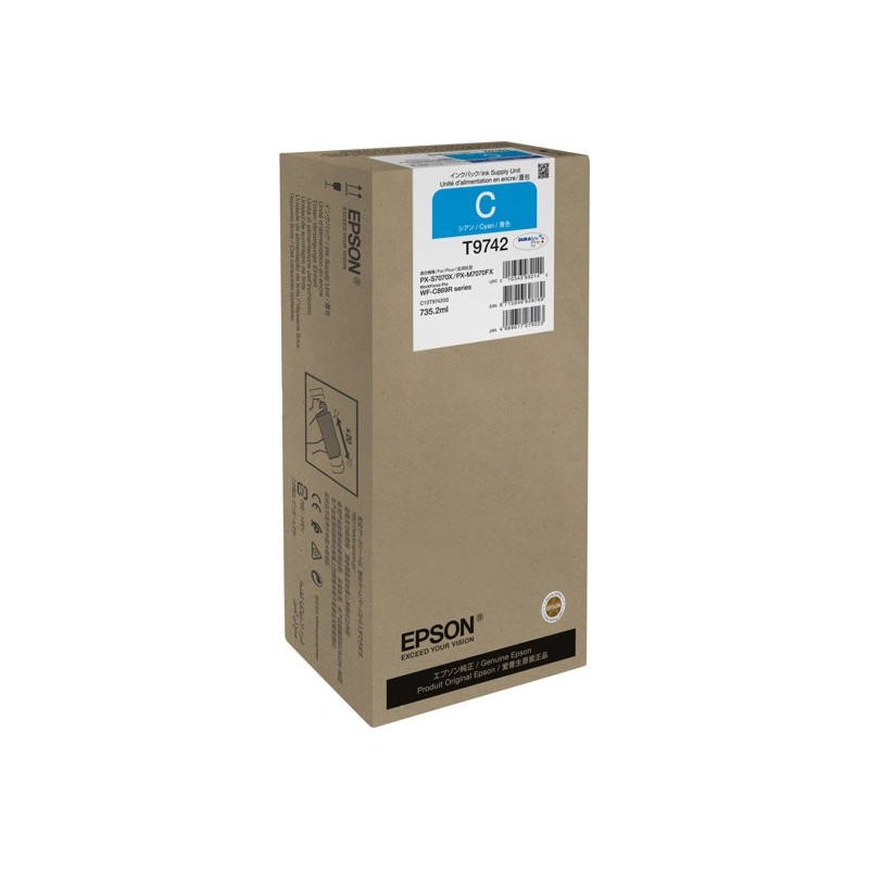 EPSON WorkForce Pro WF-C869R Cyan XXL Ink Supply Unit