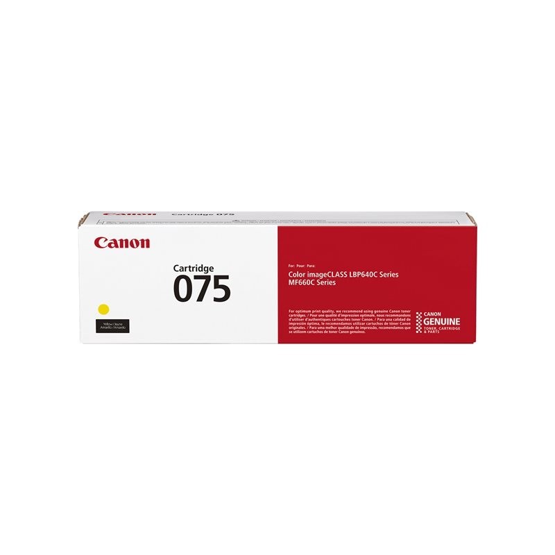 CANON Toner Cartridge 075 Y CANON Toner Cartridge 075 Y