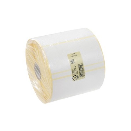 Brother etykiety papierowe 102mm x 50mm, biała, 1700 szt., LCE1E050102127P, drukarki z serii TD