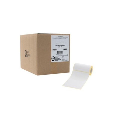 Brother etykiety do nadruku termicznego 102mm x 152mm, biała, 90 szt., LDE1E152102058P, do drukarek serii PJ, RJ