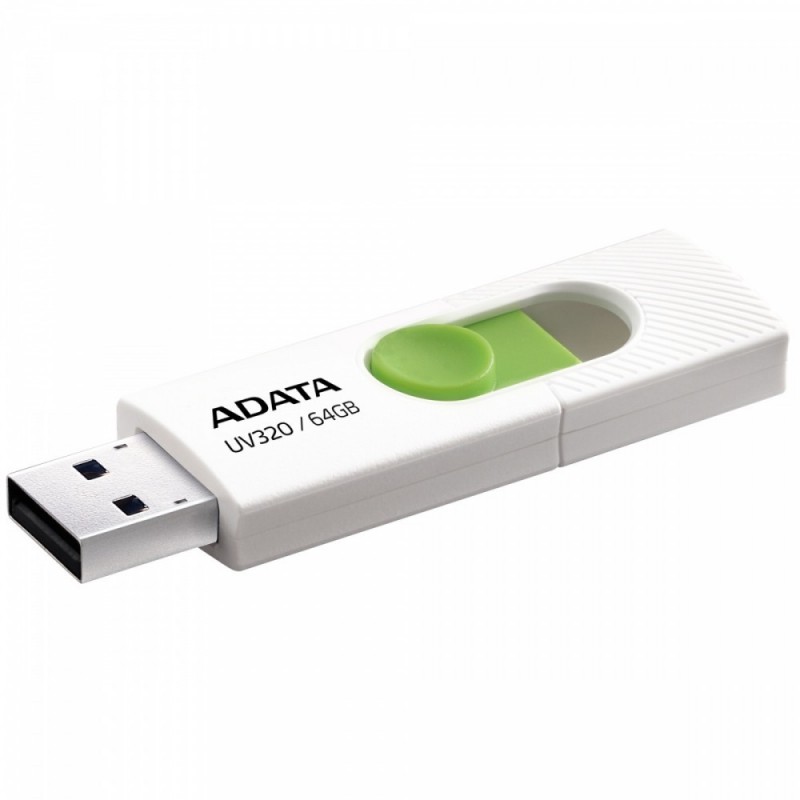 Pendrive UV320 64GB USB 3.2 Gen1 Biało-zielony Pendrive UV320 64GB USB 3.2 Gen1 Biało-zielony