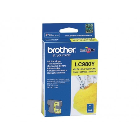 Brother Tusz LC980 Yellow 260str Brother Tusz LC980 Yellow 260str