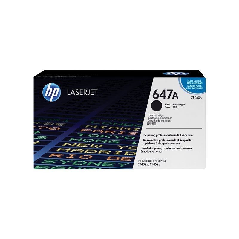 HP Toner nr 647A CE260A Black 8.5K 