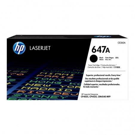 HP Toner nr 647A CE260A Black 8.5K HP Toner nr 647A CE260A Black 8.5K