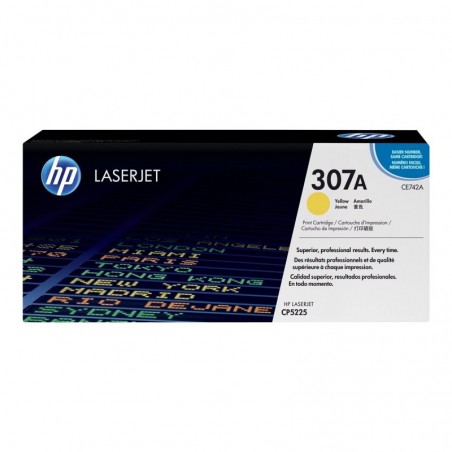 HP Toner nr 307A CE742A Yellow 7,3K HP Toner nr 307A CE742A Yellow 7,3K