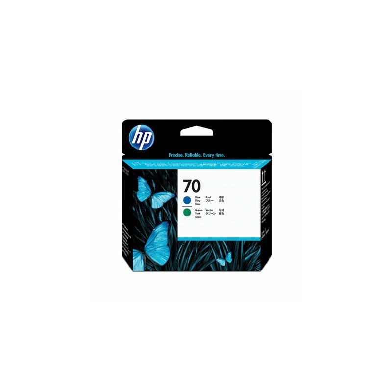 HP 70 original printhead blue and green HP 70 original printhead blue and green