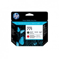 HP 771 original printhead matte black and chromatic red standard capacity 1-pack