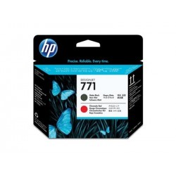HP 771 original printhead matte black and chromatic red standard capacity 1-pack
