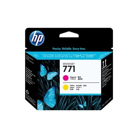 HP 771 original printhead magenta and yellow