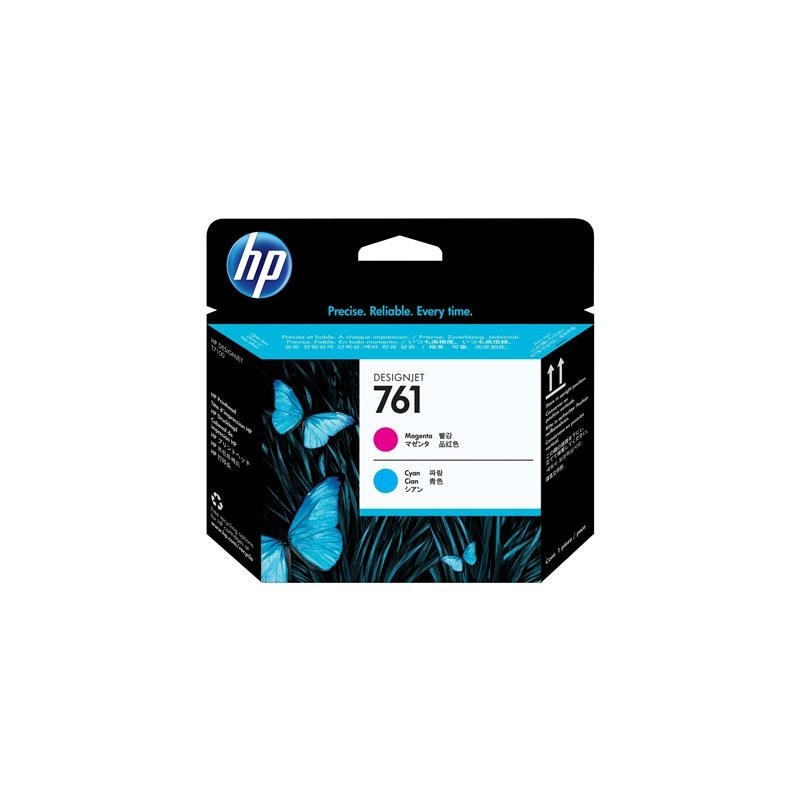 HP 761 original printhead magenta and cyan 1-pack
