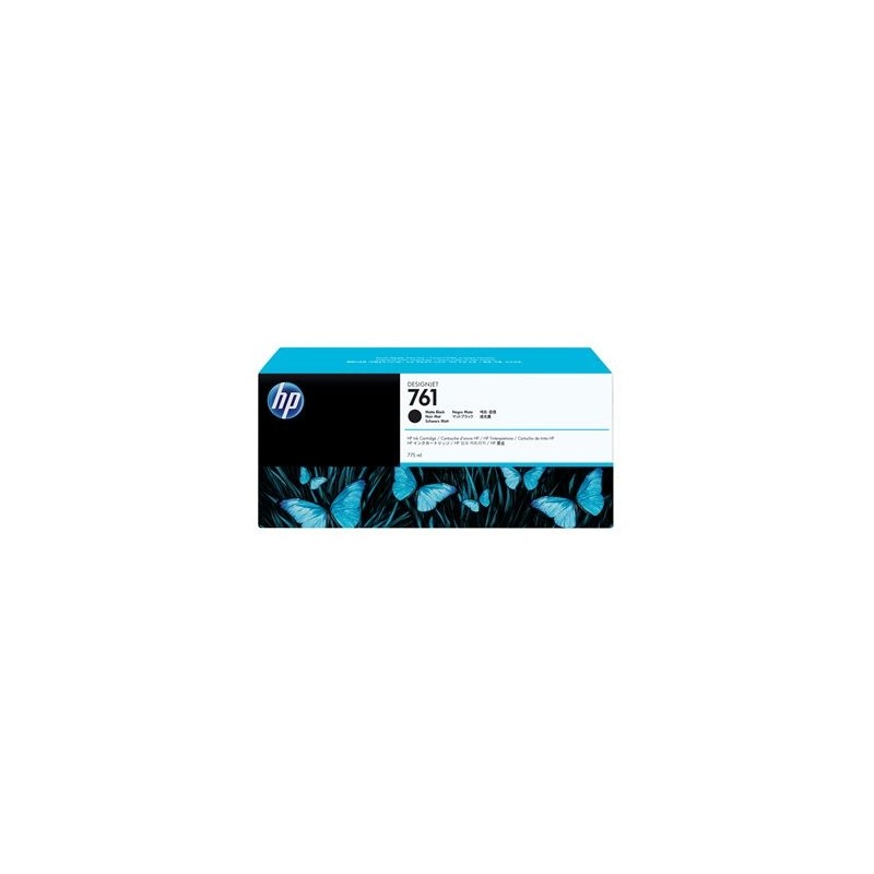 HP 761 original ink cartridge matte black standard capacity 775ml 1-pack