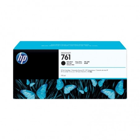 HP 761 original ink cartridge matte black standard capacity 775ml 1-pack