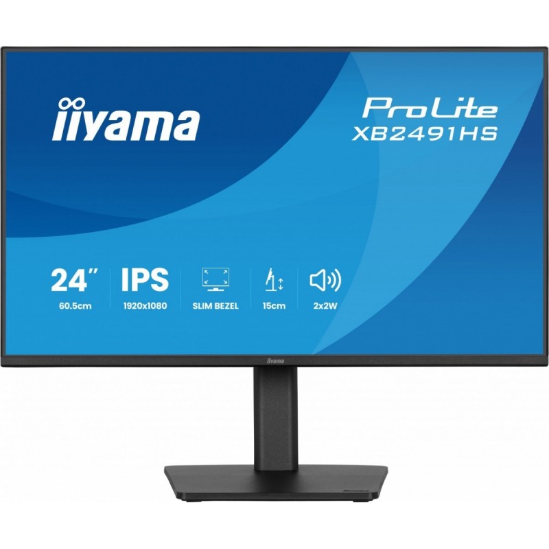 Monitor 23.8 cala XB2491HS-B1  IPS,HDMI,DP,1ms,350cd, 1500:1,120Hz,2x2W,HAS150 (PIVOT)