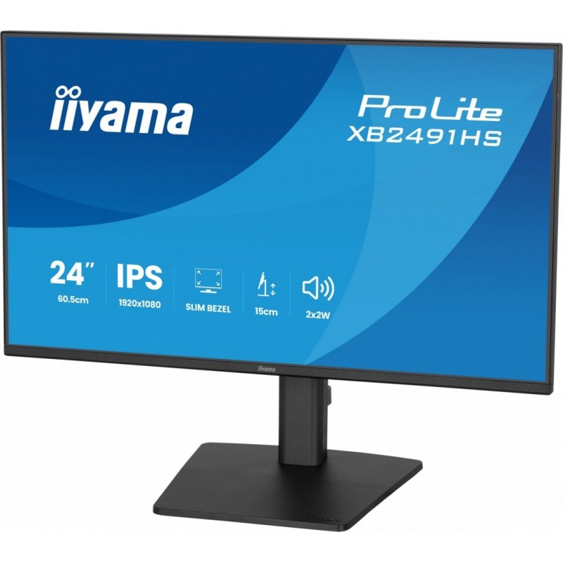 Monitor 23.8 cala XB2491HS-B1  IPS,HDMI,DP,1ms,350cd, 1500:1,120Hz,2x2W,HAS150 (PIVOT)