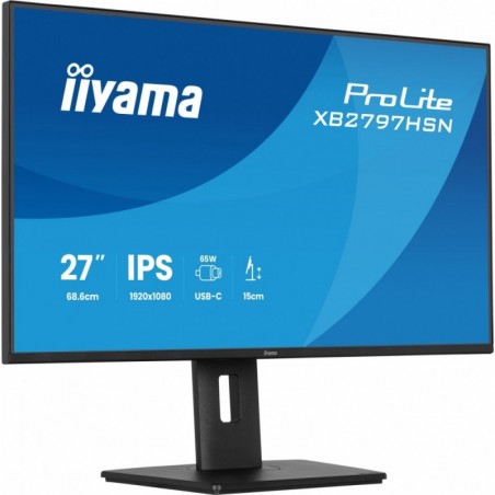 Monitor 27 cali XB2797HSN-B1 IPS,FHD,HAS150 ,350cd,1ms                HDMI, DP,USB-C DOCK 65W, 4xUSB HUB, RJ45