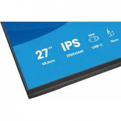 Monitor 27 cali XB2797QSN-B1 IPS/3.7 megapixel QHD, HAS150/ 350cd/1ms/HDMI/Displayport, USBC DOCK 65W, 4USB HUB, RJ45