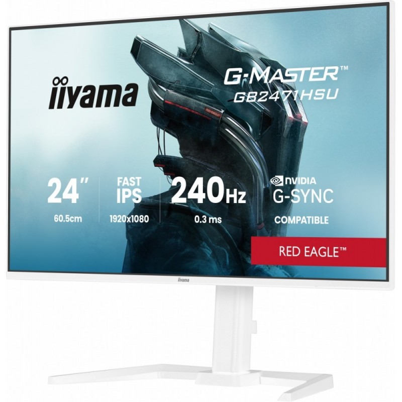 Monitor 23.8 cala GB2471HSU-W1 IPS,FHD,240Hz,2xHDMI,DP,1xUSB 3.2,     1xUSB C, Adaptive G-SYNC - 1920 x 1080 @48-240Hz  DisplayP