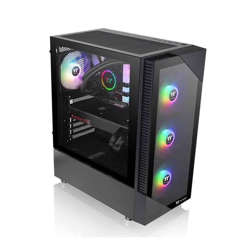 Obudowa - View 200 ARGB*3 Tempered Glass - Czarna Obudowa - View 200 ARGB*3 Tempered Glass - Czarna